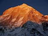 9 14 Makalu West Face, West Pillar, And Southwest Face In Last Rays Of Sunset From East Col Camp